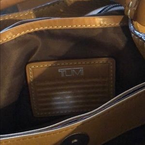 Tumi leather bag